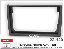 Carav 22-1200 | 9" универсальная рамка для перехода с размера 10.1 дюйма