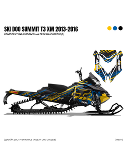 Наклейки на снегоход SKI DOO summit T3 2013 2014 2015 2016 #4480-1