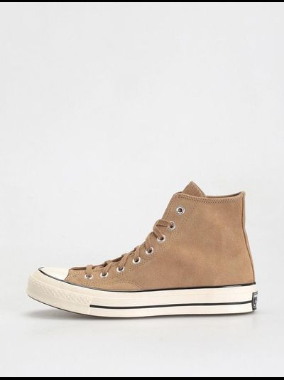 Кеды Converse Chuck Taylor 70 замшевые бежевые высокие