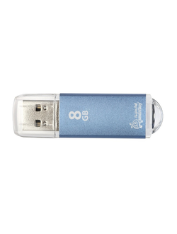 Флеш-память Smartbuy V-Cut, 8Gb, USB 2.0, синий, SB8GBVC-B