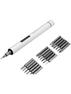 Отвертка электрическая Xiaomi Wowstick Screwdriver 1F+ TRY 20 in 1 Kit (черная)
