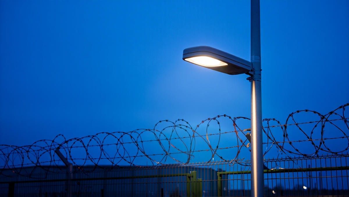 Возможность купить уличный светильник консольный для охраны склада