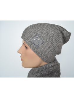 Женская шапка Италия Визио альпака шелк