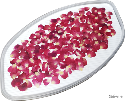Плоские съедобные лепестки Розы