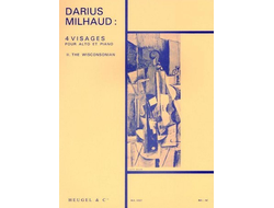 Milhaud, Darius The Wisconsonian pour alto et piano 4 visages no.2
