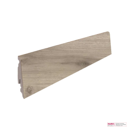 Плинтус HARO Дуб Эмилия Вельвет Серый 410765, 2,2 м