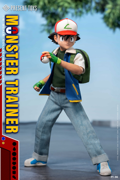 ПРЕДЗАКАЗ - Эш Кетчум (серия Pokemon) - Коллекционная ФИГУРКА 1/6 Monster Trainer (PT-sp96) - PRESENT TOYS ?ЦЕНА: 16900 РУБ.?