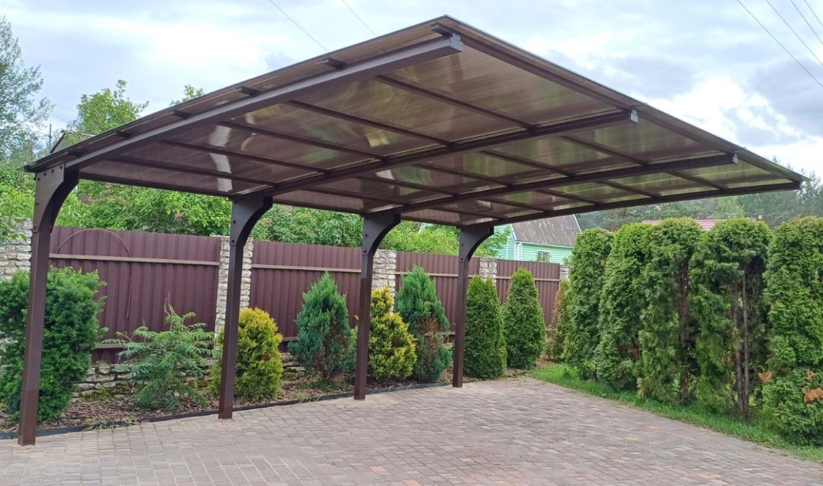 Навес металлический в Пскове