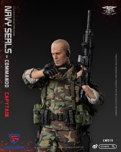 Капитан "морских котиков" США - Коллекционная фигурка 1/12 SCALE SEAL Special Assault Team Captain (LW019) - CRAZY FIGURE