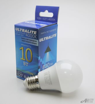 ЛАМПА СВЕТОДИОДНАЯ ULTRALITE 10Вт Е27