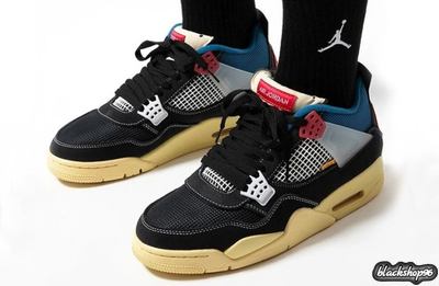 Nike Air Jordan 4 Retro x Union Off Noir Black (40-45)