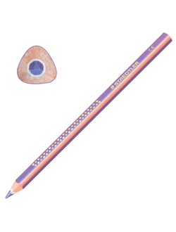 Карандаш цветной утолщенный STAEDTLER "Noris club", трехгранный, грифель 4 мм, фиолетовый, 1284-6, 6 штук
