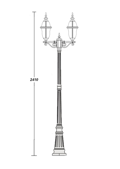 Садово-парковый светильник  Florida 2