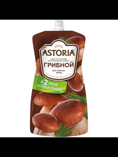 Соус майонезный сметанный с грибами 42% 233г Астория