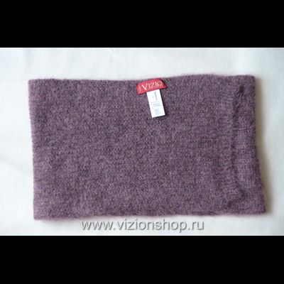 Сиреневый шарф женский вязаный из мохера Италия Vizio Quebluxor