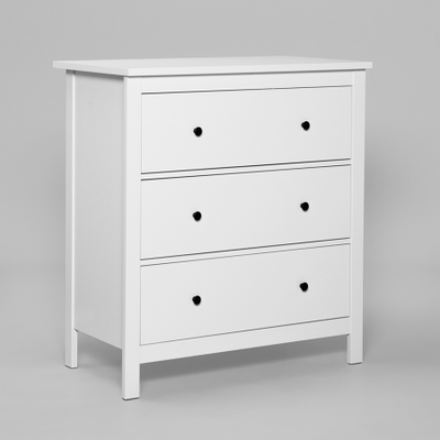 Сага Комод 3 ящика 920х1007х510 белый