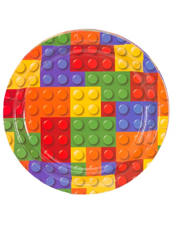 Тарелки малые Конструктор, 6 шт