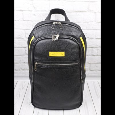 Кожаный рюкзак Mantovano black (арт. 3109-01)