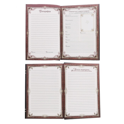 Родословная книга новогодняя «Семейная летопись», 56 листов, 17 х 2 х 23,7 см.