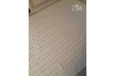 Ольга Леонидовна, Владимир, цвет шнура шампань. Размер ковра 1,6*3 м. Расход 14 мотков.