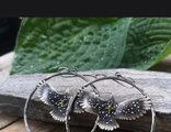 Серьги магическая птица