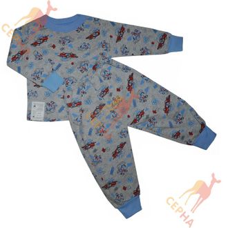 Пижама дет. кулирка 30 размер, цвета в ассортименте