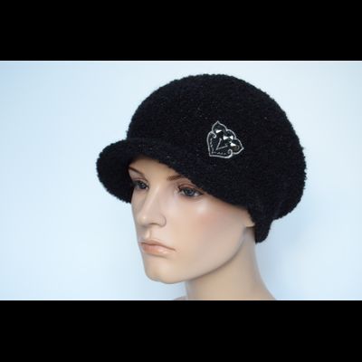 Черная кепка женская Vizio Италия 8033 W