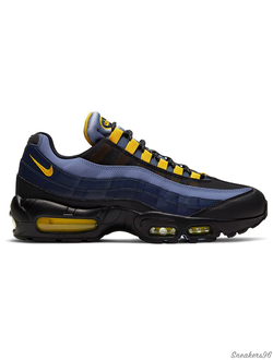 Nike air max 95 black navy blue Мужские (41-45)