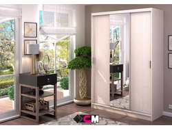 Шкаф-купе АЛЬЯНС 1,5м Белфорт/Белфорт