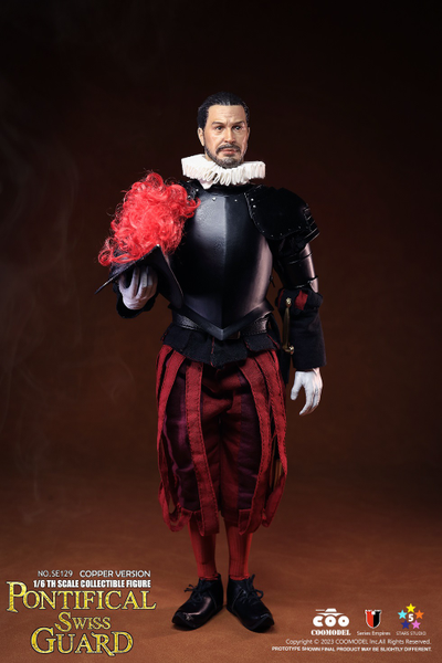 Капитан швейцарской гвардии (медная версия) - Коллекционная ФИГУРКА 1/6 scale SERIES OF EMPIRES - PONTIFICAL SWISS CAPTAIN (EXCLUSIVE CUPRONICKEL VERSION) (SE129) - COOMODEL