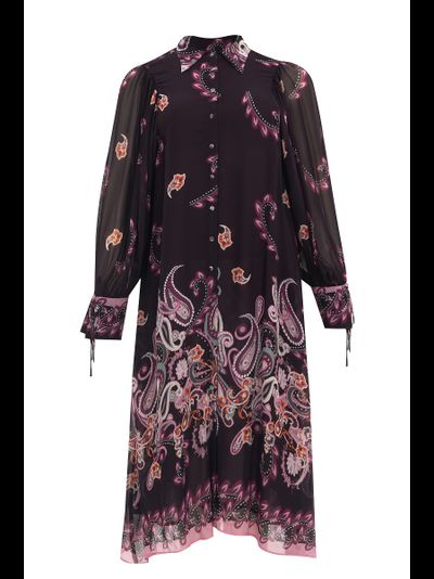 Платье с броским орнаментом