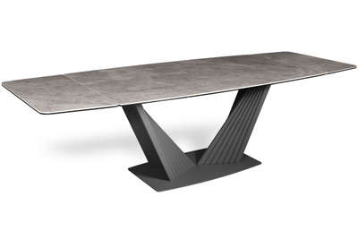 SHOPEN черный / керамика ONIX LATTE глянец 160(+40+40)x90