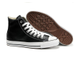 Кеды Converse Chuck Taylor All Star Leather черные высокие кожаные