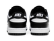 Nike SB Dunk Low Panda Black White (Экокожа) сзади