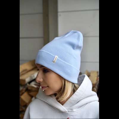 ШАПКА ПРИЯТНО "ГОЛУБАЯ"