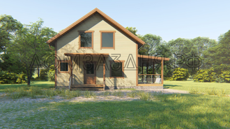 Коттедж 9,2x8