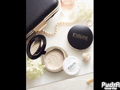 EVELINE Celebrities Beauty Минеральная матирующая компактная пудра с разглаживающим эффектом 20 Прозрачный