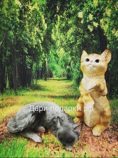 КОШЕЧКА игривая 37*26см   1кг  полистоун Россия 1179/012477*