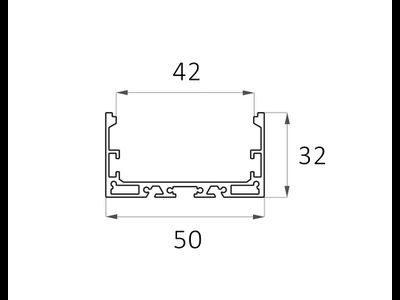 Алюминиевый профиль 4L-5032-S ANOD