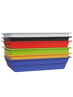 Гастроёмкость 1/2-65, меламин, цвет синий