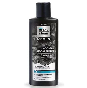 ЛОСЬОН ПОСЛЕ БРИТЬЯ с активным углем «BLACK clean for MEN», 150 мл