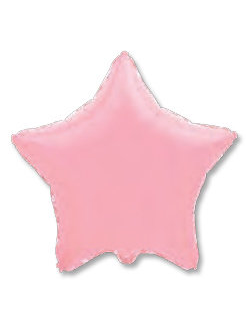 Шар Звезда Пастель Розовый / Pink