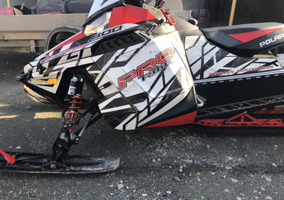 Наклейки на снегоход Polaris RMK Dominator #7788