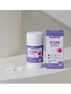 Vita Labs Magnesium 420 Магний+ B1 и B6, 1200 мг, 90 таблеток