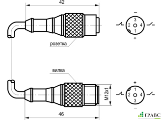 Соединитель CC S19-3/S4-0,5