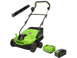 аккумуляторный аэратор-скарификатор Greenworks GD40SC36K4