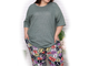 Трикотажный женский костюм больших размеров из хлопка арт. 1635651-48 (цвет светло-оливковый) Размеры 66-80