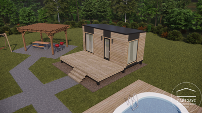 Модуль дома "Фиеста" (с террасой)