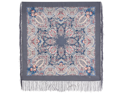 Павловопосадский платок Вечер над Вохной 1946-1