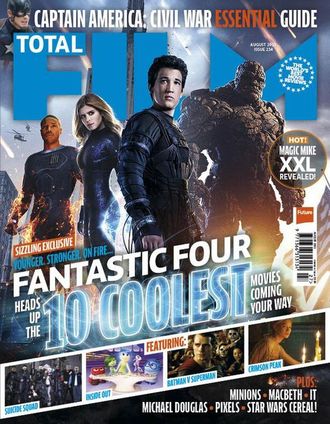 Total Film Magazine Summer 2015 Fantastic Four Cover, Иностранные журналы о кино, Intpressshop